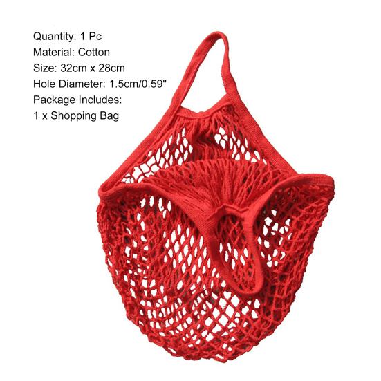 Borsa per tartaruga in rete di grandi dimensioni Borsa per la spesa in corda resistente Borsa per la conservazione della frutta