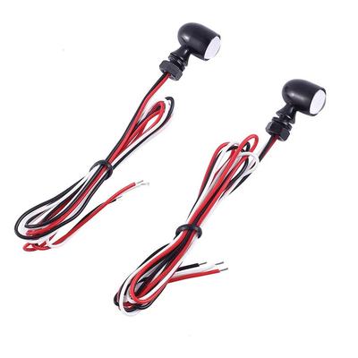 HI-LINE Motorcycle LED Tail Lamp, Brake Lamp, 12 V, General Purpose, Strong Red/Weak Red,