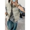 Down Cotton Vest Women's New Stand Collar Thickened Sleeveless Cotton-padded Jacket Tank Top