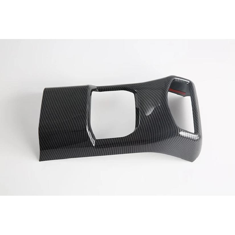 For MG 5 MG5 2025 2026 Car Accessories Carbon Fiber Style Air Armrest Box Rear Air Vent Frame Trim Cover