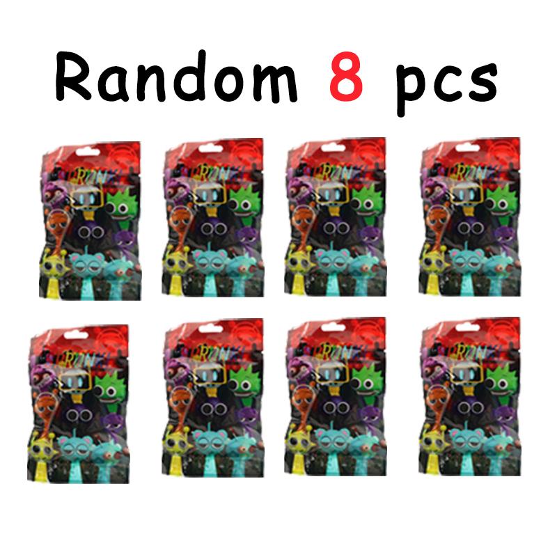 Іграшки Фігурки Sprunki з ПВХ 7 см Sprunki Incredibox Фігурки Дії Колекція Модель Лялька Іграшка для Дитини Подарунок на День Народження Різдво