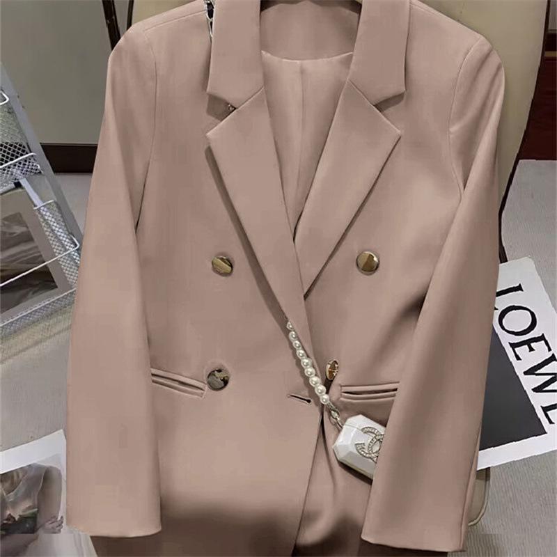 2025 Women's Pink Slim Fit Street Style Blazer - Elegant, Modern Suit Jacket