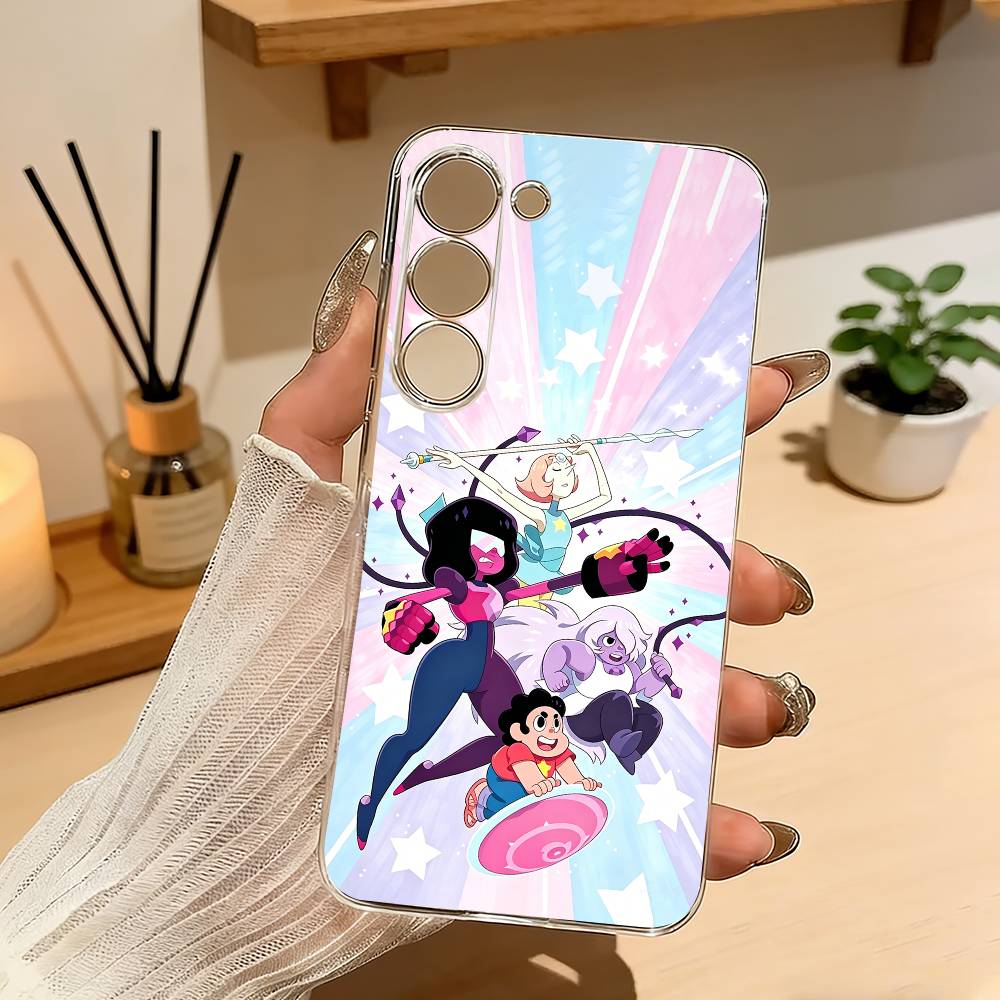 Cartoon Warm S-Steven U-Universe Phone Case For Samsung Galaxy A71,A70,A52,A51,A40,A30 Transparent Cover