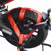 Motorcycle Wheel Lockdown Straps Stable Polyester Webbing Motorcycle Wheel Holding Straps for Firm Grip During Transport