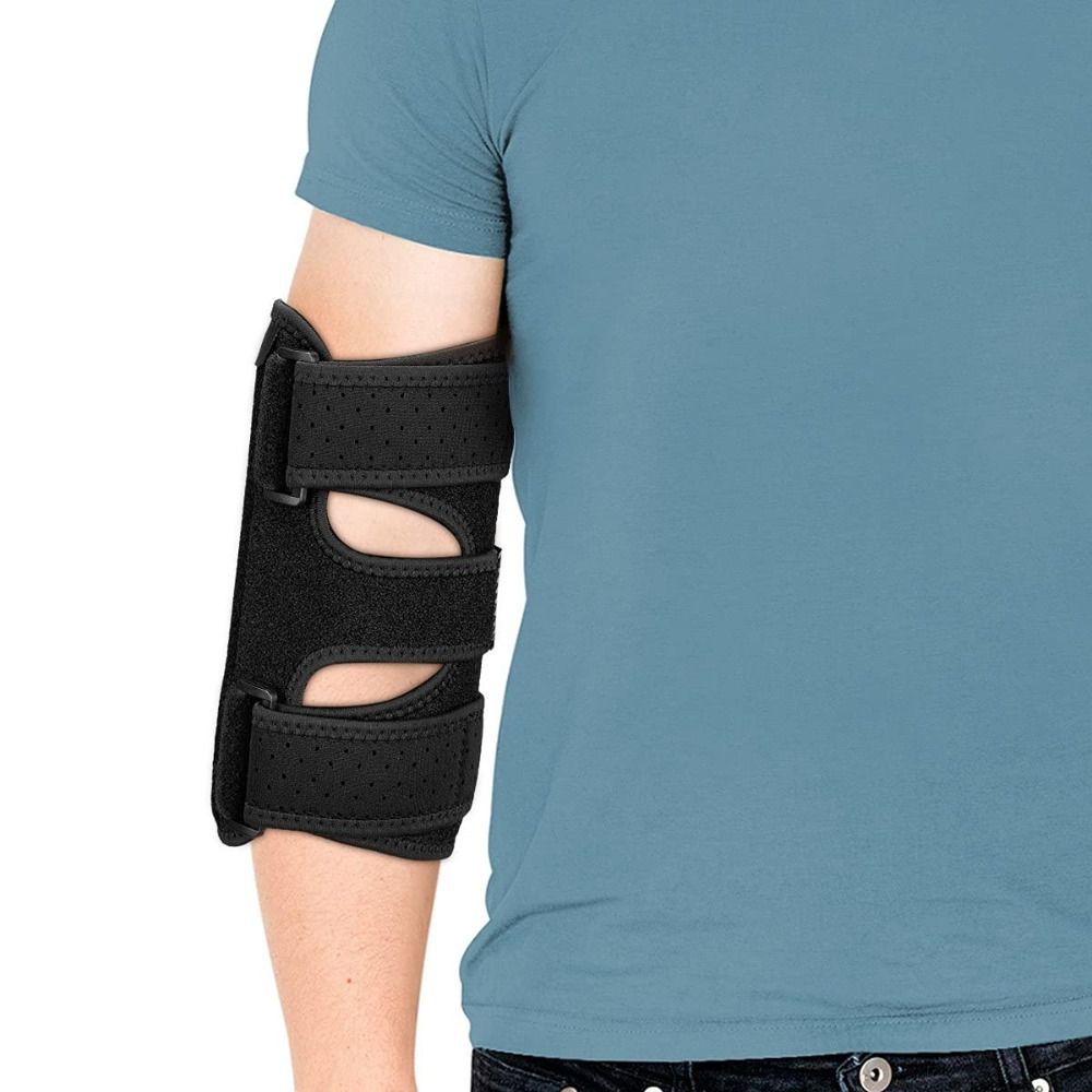 Thickened Elbow Brace Adjustable Arm Joint Protector Breathable Elbow  Stabilizer Support  Hiking