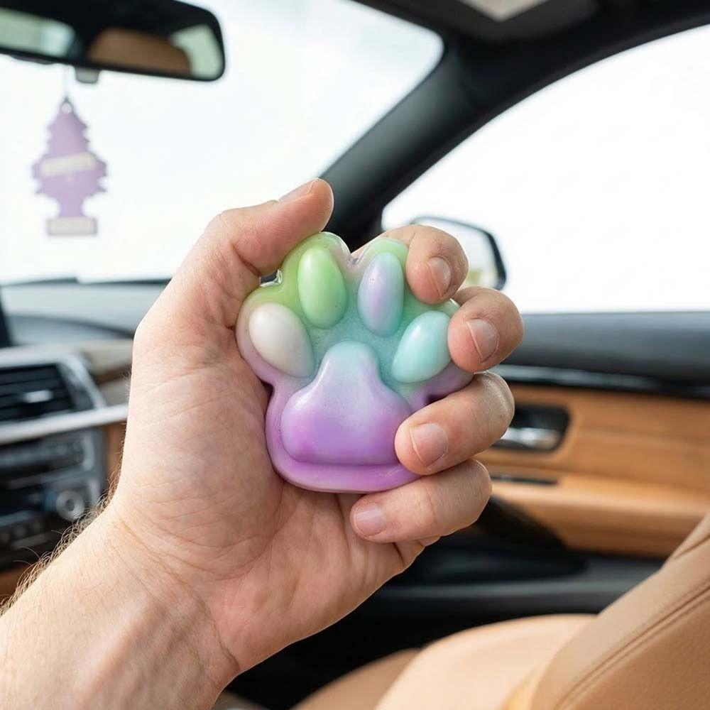 Ultra-large Cartoon Fidget Toy Slow Rebound Cat Paw Pinch Toy Cat Paw Squeeze Toy  Children