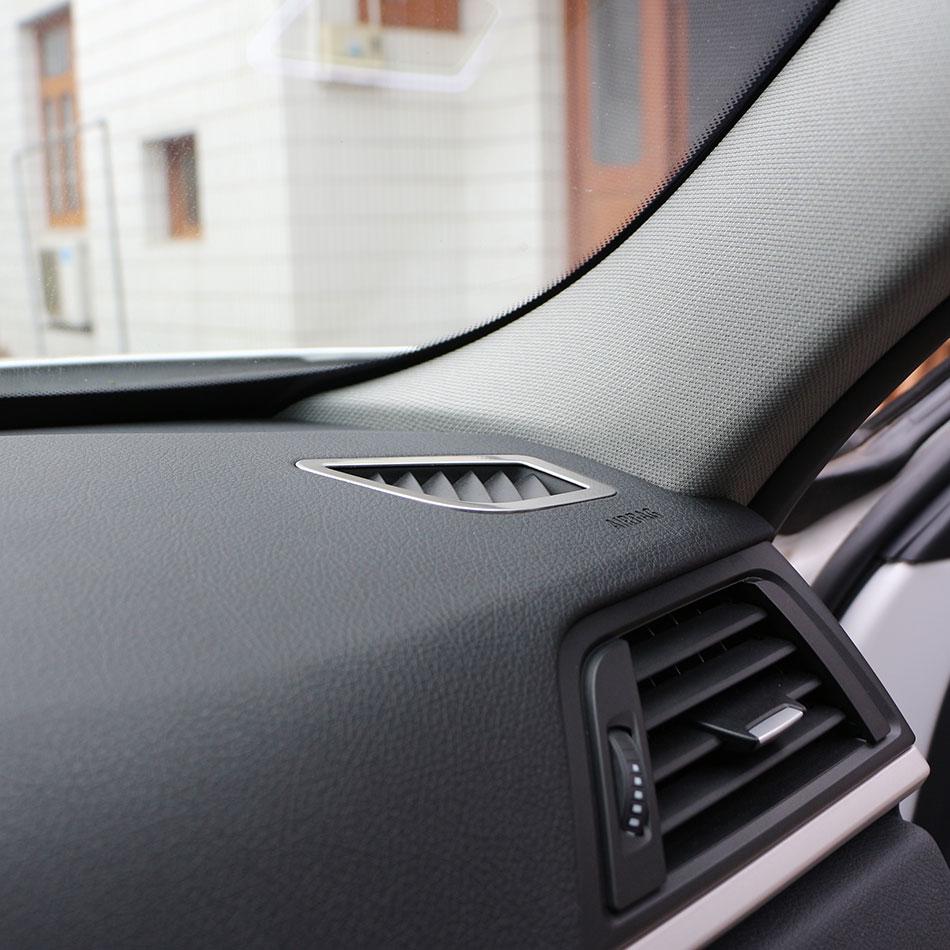 For BMW 3 Series F30 2013-2018 LHD Dashboard AC Vent Frame Air Conditioning Outlet Cover Trim Decoration Sticker Car Accessories