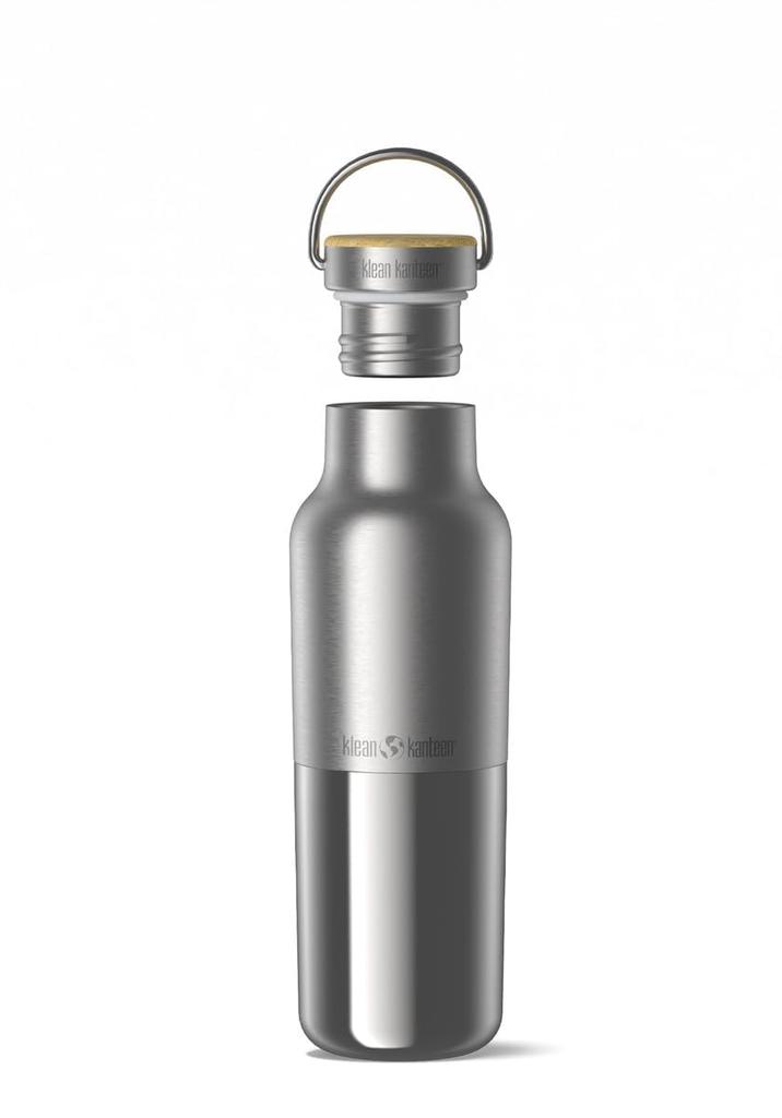 Klean Kanteen Rise Classic Reflect Bamboo 19322171488016 (with Cap), 16oz/473ml,