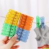 20/120Pcs Windproof Plastic Clip Multi Functional for Clothes, Socks Underwear Bed Sheets Anti Slip Fixation Home Clothespins