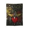 Bons Jovis s Rock Blankets Flannel Summer Air Conditioning  Multifunction Super Warm Throw Blanket for Home Outdoor Quilt