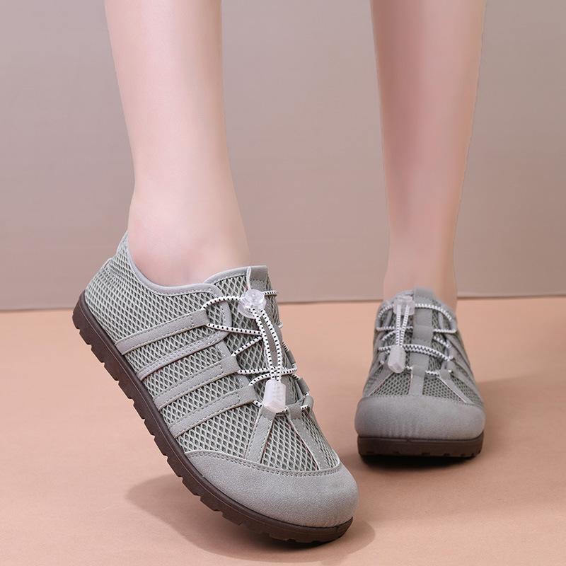 

Mesh soft sole women s summer breathable casual mother shoes new old Beijing cloth shoes women s single shoes 41