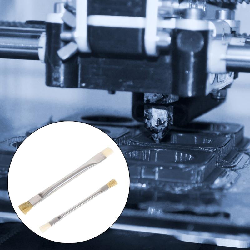 Phone Motherboard Cleaning Brush,Double Head Anti-Static Hard Brush,Motherboard Cleaning Tool Cleaning Brush