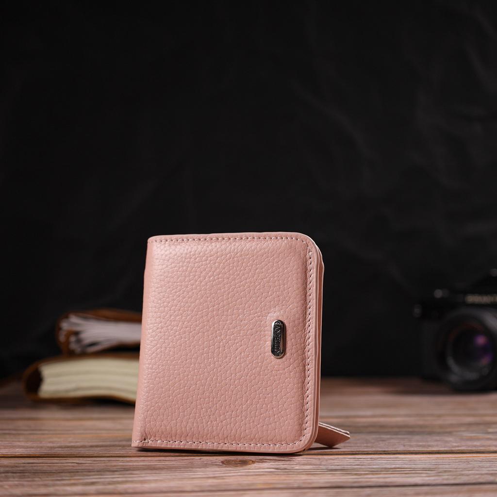 Dámská malá peněženka z pravé flotarové kůže CANPELLINI 21797 Pink