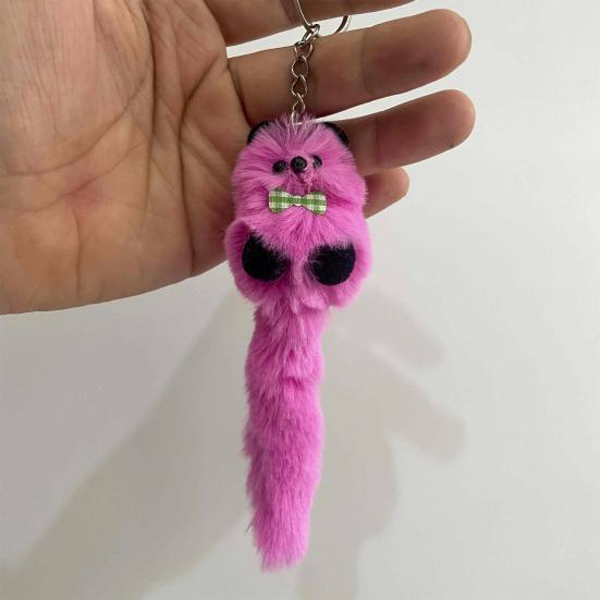 Keychain Pendant Plush Cartoon Bear Charm Key Chain Versatile Key Holder Backpack Car Key Accessories
