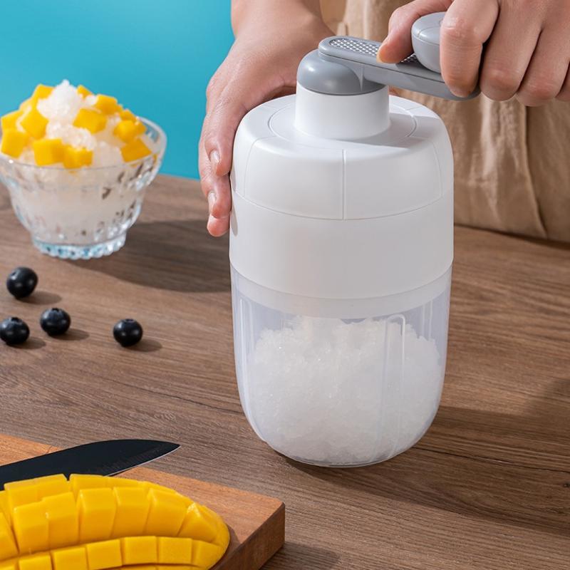 Compact Manual Ice Breaking Shaver, Household Hand Ice Crusher for Homemade Smoothie Raw Materials