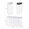 6pcs/set Spice Seasoning Box PP Salt Pepper Jars Box for Kitchen Spice Storage Organizer Box Home Organization