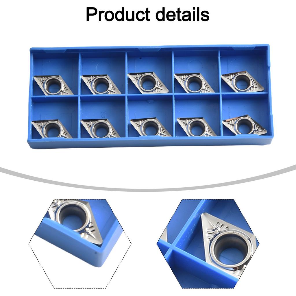 For Aluminum DCGT11T308-AK H01 DCGT32.52 Carbide Inserts Cutter Blade DCMT11T3