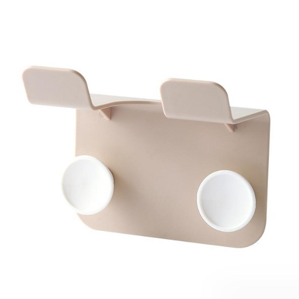 Hair Dryer Holder Wall Mounted Hanger No Punching Bathroom Storage Organizer Rack