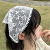Soft and Comfortable Lace Hair Bandanas for Women Bohomian Flower Hair Scarf