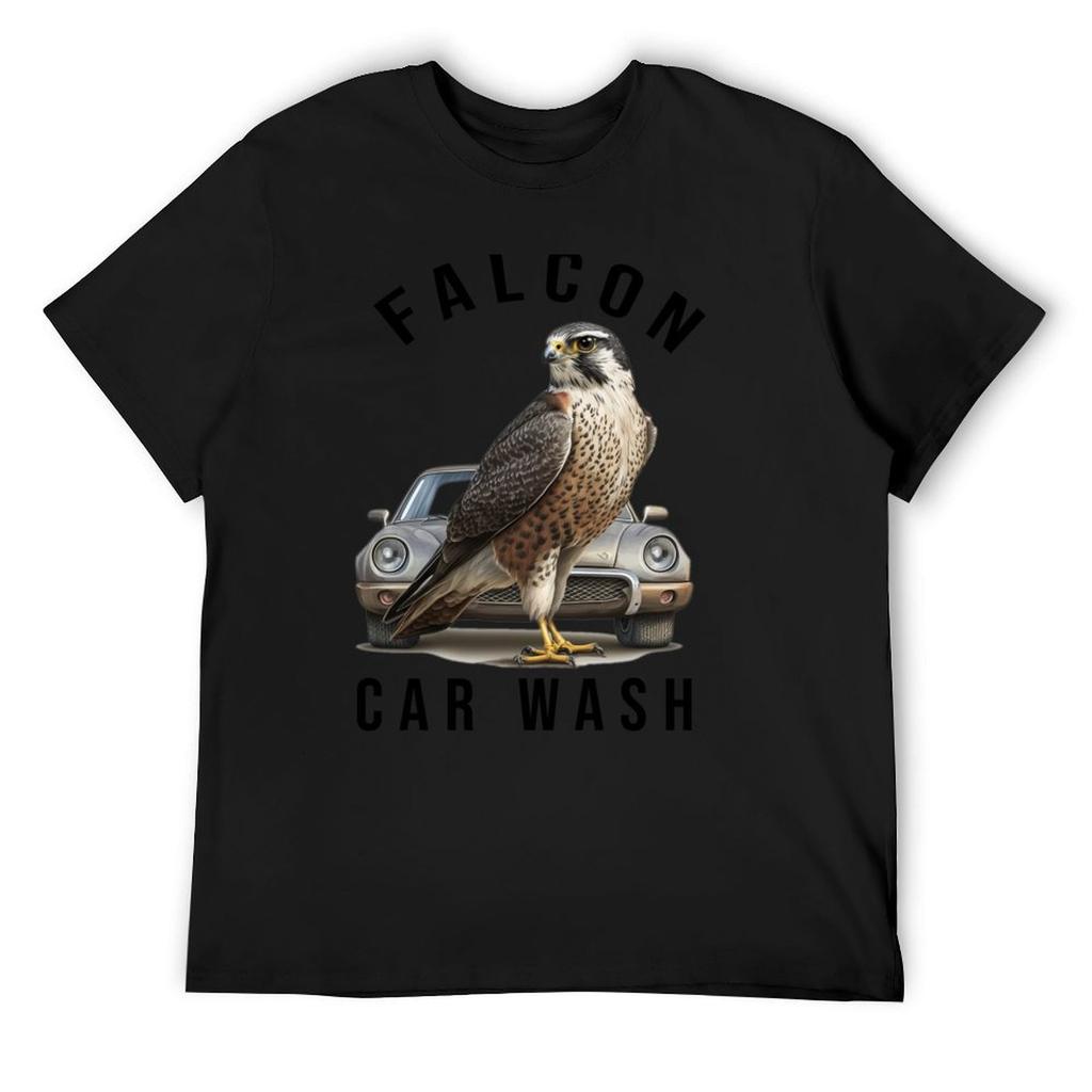 Falcon Car Wash T-Shirt korean fashion man t shirt Short sleeve tee t shirt for men