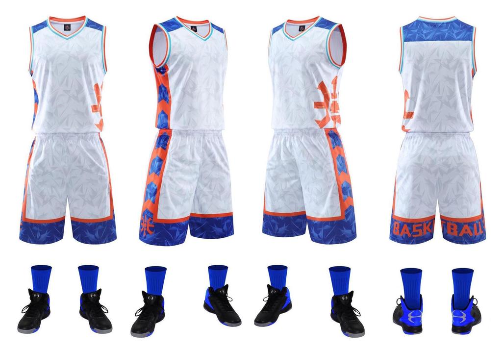Conjunto de Uniforme de Baloncesto Transpirable para Hombres, Mujeres y Niños - Ideal para Entrenamiento y Competición con Opciones de Impresión Personalizada