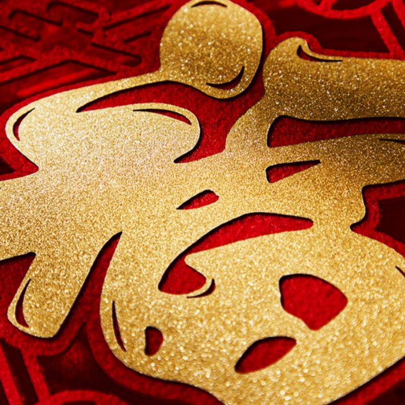 1pc/2pcs 2026 Year of the Horse Spring Festival Firecracker Hanging Decoration Chinese New Year Decoration Hanging Fu Character