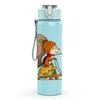 1PC Squirrel Archer Cartoon 750ml Color Plastic Sports Water Bottle Leakproof Flip Straw Lid Suitable for Sports Office Home Use