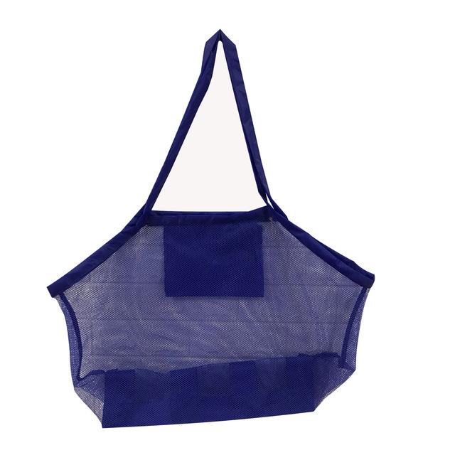 Portable Outdoor Beach Mesh Bag Children Sand Away Foldable Kids Beach Toys Clothes Bags Toy Storage Sundries Organiser Bag