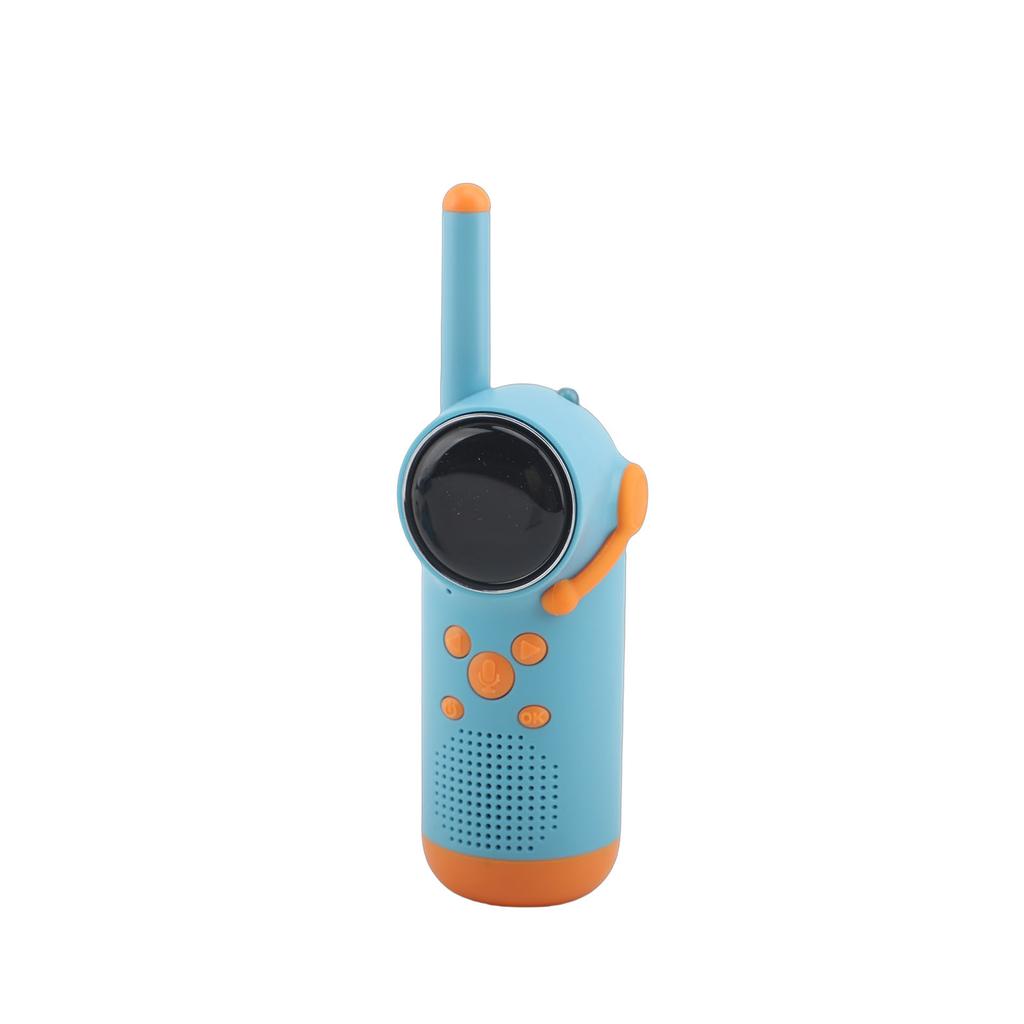 1 Pair Wireless Kids Video Intercom USB Rechargeable Handheld Talker Intercom 48 Hours Playtime with LED Flashlight for
