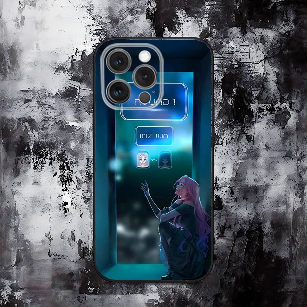 Alien Stage SUA MIZI Phone Case For iPhone 16,15,14,13,12,11,Pro,Max,Plus,X,XS,SE,E,Mini,Soft Silicone Black Case