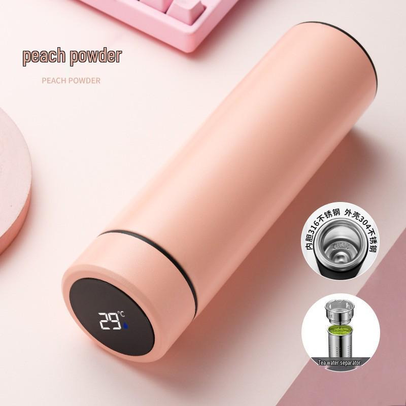 316 Stainless Steel Insulated Smart Cup, Tea & Water Separation, Stylish Gift for Men & Women