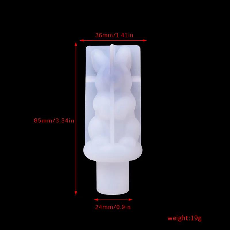 Rotweinflasche Stopper Form Handgefertigt Kristall Katze und Hund Krone Silikonform DIY Haushalt Handwerk Dekoration Modell Harzform