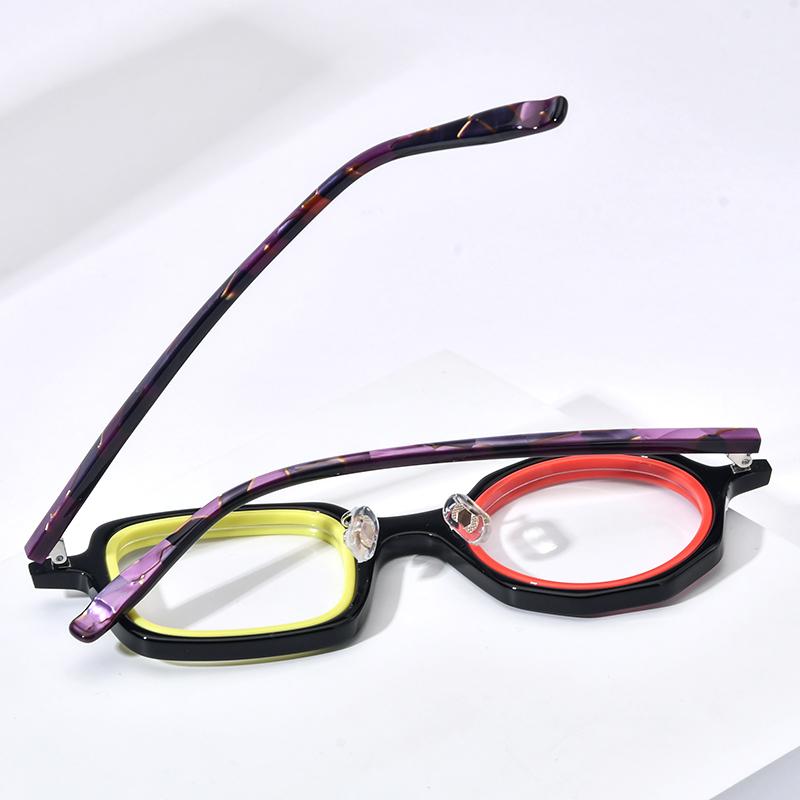 FONEX HEPIDEM Acetate Eyeglasses Frame Men New Round Brand Design Glasses Women Retro Vintage Eyewear Japanese Spectacles 9356