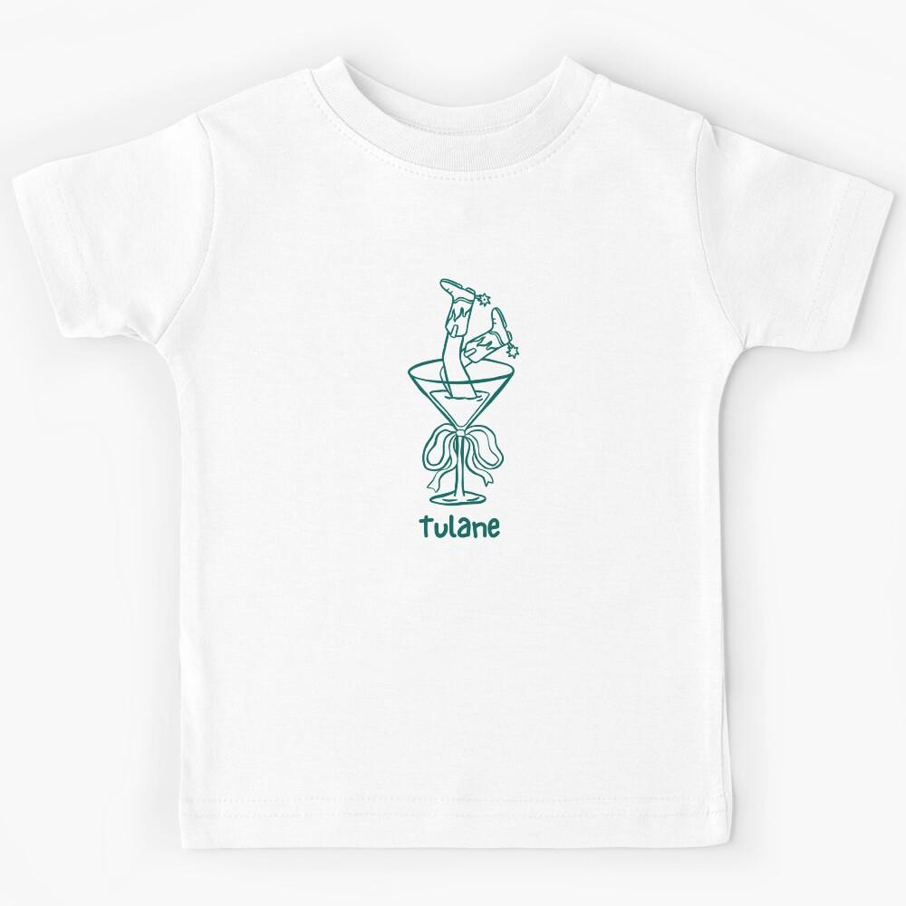 Green upside down cowboy boots and coquette trendy cocktail - Tulane Kids T-Shirt 170