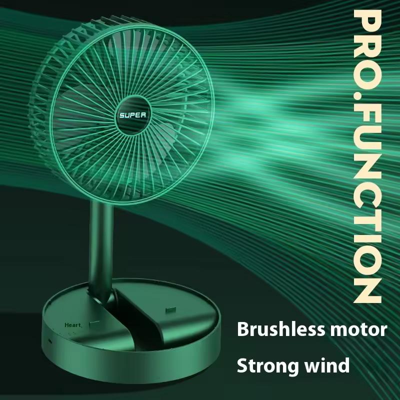 Summer Hot Sale Home Appliances Desk Rechargeable Usb Powered High Quality Fan Portable Folding Charging Table Fan