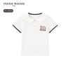 Teenie Weenie Kids Unisex Bear Ear Lapel 5A Antibacterial Cotton T-Shirt