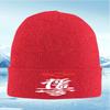 Red symbol Chinese white words Unisex Women Unisex Knitted Hat Beanie Pullover Cap Winter Thermal Warm Christmas Outdoor Cycli