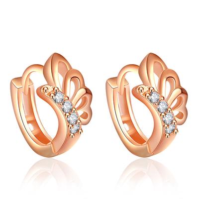 Small Fresh and Fashionable Bow Ear Clip for Women European and American Popular Ear Hooks