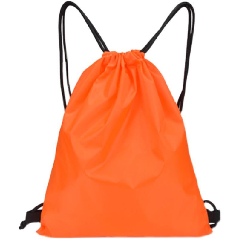 Polyester, Drawstring Pocket, Double Shoulder Drawstring Backpack, Drawstring Backpack Bag, Sports and Fitness, Waterproof, Oxford Cloth Storage Bag