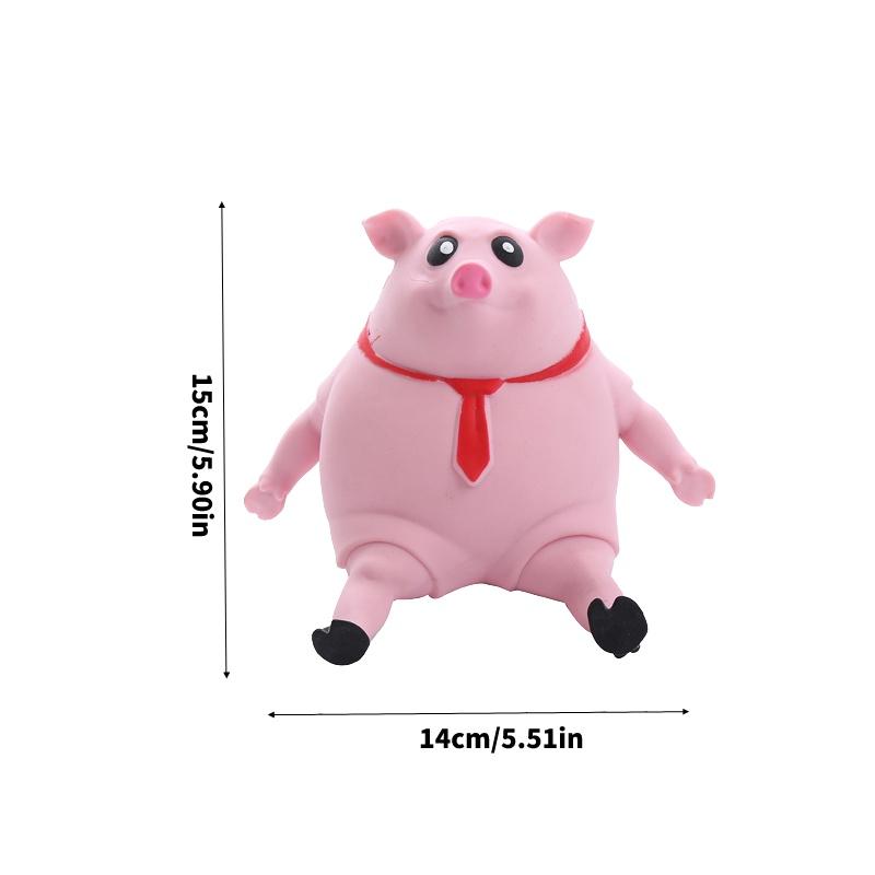 

Adorable Pink Pig Tpr Toy With Memory Sand For Stress Relief