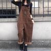 2023 Women's Versatile Plus Size Casual Loose Fit Wide Leg Overalls Jumpsuit
