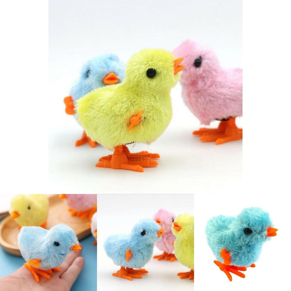 Frango Fofo de Corda Dançante Relógio de Corda Pelúcia Brinquedo Infantil