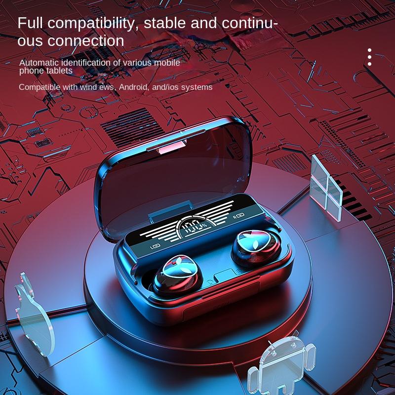 TWS Bluetooth Headset Vezeték nélküli Kétoldali Fülbe helyezhető Fülhallgató típusú Sport Headset