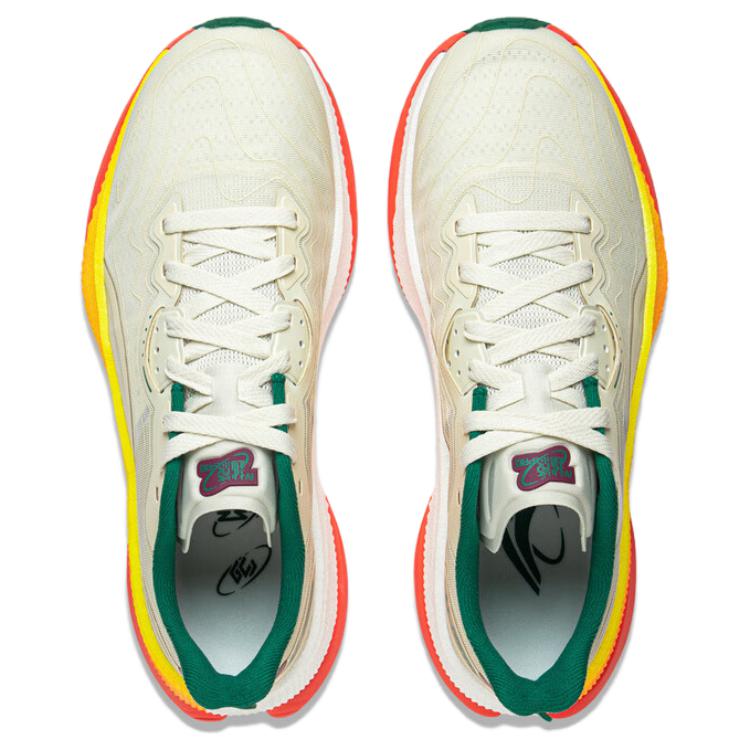 Li Ning Yueying 4 PRO Tlumení, Odolné proti opotřebení Nízké neformální běžecké boty Pánské Krémově žluté ARHV007-11