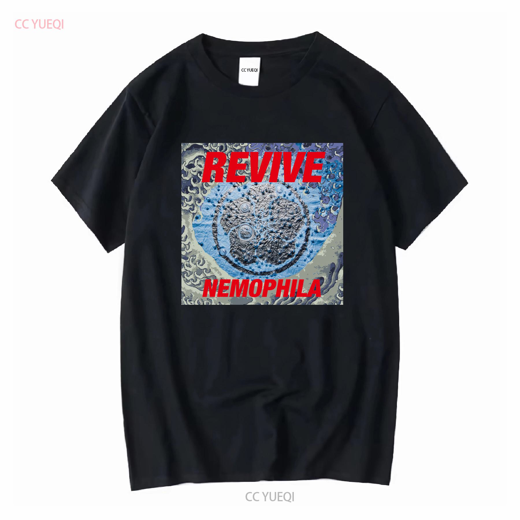 

NEW 33559 Nemophila REVIVE T Shirt Size S 5XL long or short sleeves vintage Washed Comfortable Stylish streetwear Breathable 4XL