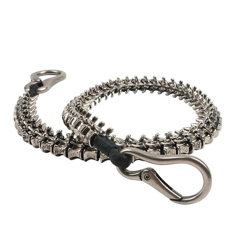

Titanium Steel Metal Hip Hop Punk Pants Chain Man Woman Gothic Vintage Waist Belt Chain Box Package Gifts For Men 60cm серебряный