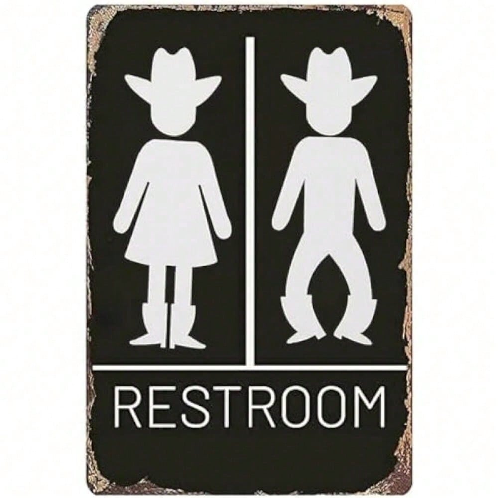 Vintage Metal Sign Retro Wall Art Home Decor 20x30cm
