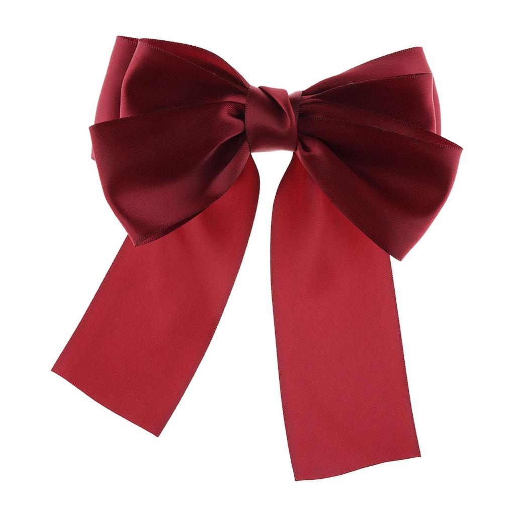 Ribbon Hair Bows, Large Bow Top Clip, Alligator Clips Headwear, Barrette Bowknot Hair Clip for Ceremony Birthday Party