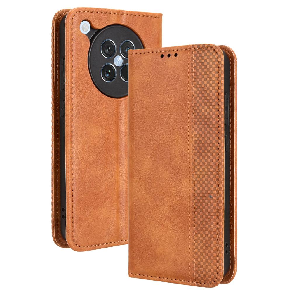 For Oppo Find X8s 5G Leather Case Wallet Stand Retro Texture Phone Cover