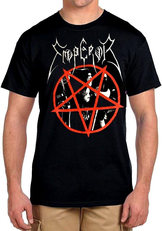 EMPEROR BLACK Metal Band Black T Shirt S